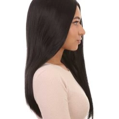 HPO Women's Womens Family Wig | Black TV/Movie Wigs | Premium Breathable Capless Cap