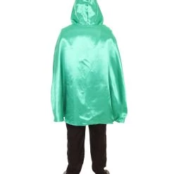 HPO Adult Men's Reversible Hooded Short Cape Costume | Multiple Color Options Halloween Costume