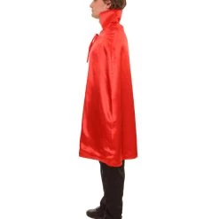HPO Adult Men's Reversible Vampire Cape Costume | Multiple Color Options Halloween Costume