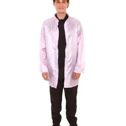 HPO Adult Men's Chinese Traditional Martial Arts Kung Fu Costume | Grey Cosplay Costume