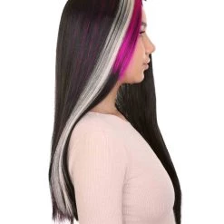 HPO Supervillain Witch Womens Wig | TV/Movie Long Cosplay Fancy Halloween Wig | Premium Breathable Capless Cap Women's