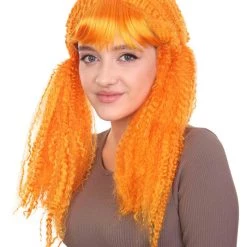 HPO Long Curly Cosplay Womens Wig | Premium Breathable Capless Cap Women's