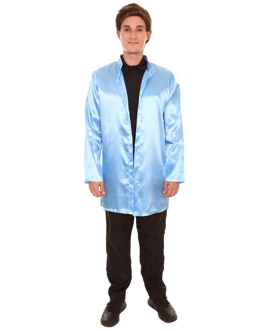 HPO Adult Men's Chinese Traditional Martial Arts Kung Fu Lt Costume | Blue Cosplay Costume 2 HPO Adult Men's Chinese Traditional Martial Arts Kung Fu Lt Costume | Blue Cosplay Costume