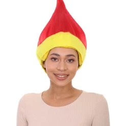 HPO Red And Yellow Elf Wig | Premium Breathable Capless Cap