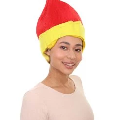 HPO Red And Yellow Elf Wig | Premium Breathable Capless Cap