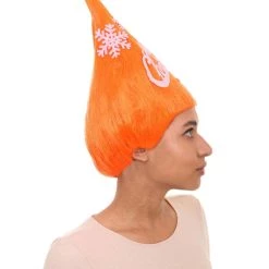 HPO Orange Christmas Tree Unisex Wig | Mary Christmas Wig | Premium Breathable Capless Cap Women's 13 HPO Orange Christmas Tree Unisex Wig | Mary Christmas Wig | Premium Breathable Capless Cap Women's