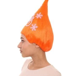 HPO Orange Christmas Tree Unisex Wig | Mary Christmas Wig | Premium Breathable Capless Cap Women's 11 HPO Orange Christmas Tree Unisex Wig | Mary Christmas Wig | Premium Breathable Capless Cap Women's