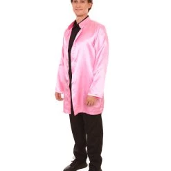 HPO Adult Men's Chinese Traditional Martial Arts King Fu Uniform Costume | Pink Cosplay Costume 10 HPO Adult Men's Chinese Traditional Martial Arts King Fu Uniform Costume | Pink Cosplay Costume