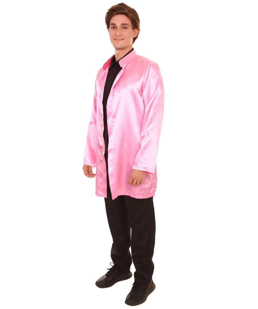 HPO Adult Men's Chinese Traditional Martial Arts King Fu Uniform Costume | Pink Cosplay Costume 3 HPO Adult Men's Chinese Traditional Martial Arts King Fu Uniform Costume | Pink Cosplay Costume