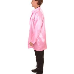 HPO Adult Men's Chinese Traditional Martial Arts King Fu Uniform Costume | Pink Cosplay Costume 11 HPO Adult Men's Chinese Traditional Martial Arts King Fu Uniform Costume | Pink Cosplay Costume