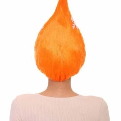 HPO Orange Christmas Tree Unisex Wig | Mary Christmas Wig | Premium Breathable Capless Cap Women's 12 HPO Orange Christmas Tree Unisex Wig | Mary Christmas Wig | Premium Breathable Capless Cap Women's