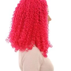 HPO Womens Animation Orange Curly Wig | Orange TV/Movie Wigs | Premium Breathable Capless Cap Women's