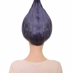 HPO Women's Blue Christmas Tree Unisex Wig | Merry Christmas Tag Wig | Premium Breathable Capless Cap