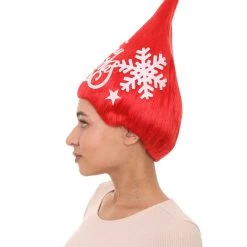HPO Red Christmas Tree Unisex Wig | Merry Chrrismas Celebration Wig | Premium Breathable Capless Cap Women's 11 HPO Red Christmas Tree Unisex Wig | Merry Chrrismas Celebration Wig | Premium Breathable Capless Cap Women's