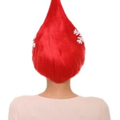HPO Red Christmas Tree Unisex Wig | Merry Chrrismas Celebration Wig | Premium Breathable Capless Cap Women's 12 HPO Red Christmas Tree Unisex Wig | Merry Chrrismas Celebration Wig | Premium Breathable Capless Cap Women's