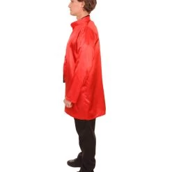 HPO Adult Men's Chinese Traditional Martial Arts Kung Fu Uniform Costume | Red Cosplay Costume 9 HPO Adult Men's Chinese Traditional Martial Arts Kung Fu Uniform Costume | Red Cosplay Costume