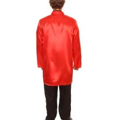 HPO Adult Men's Chinese Traditional Martial Arts Kung Fu Uniform Costume | Red Cosplay Costume 10 HPO Adult Men's Chinese Traditional Martial Arts Kung Fu Uniform Costume | Red Cosplay Costume