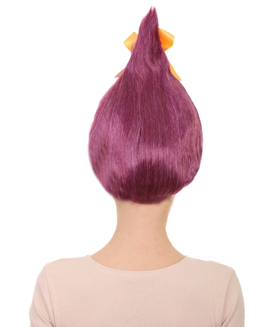 HPO Purple Christmas Tree Unisex Wig | Mary Christmas Wig | Premium Breathable Capless Cap Women's 4 HPO Purple Christmas Tree Unisex Wig | Mary Christmas Wig | Premium Breathable Capless Cap Women's