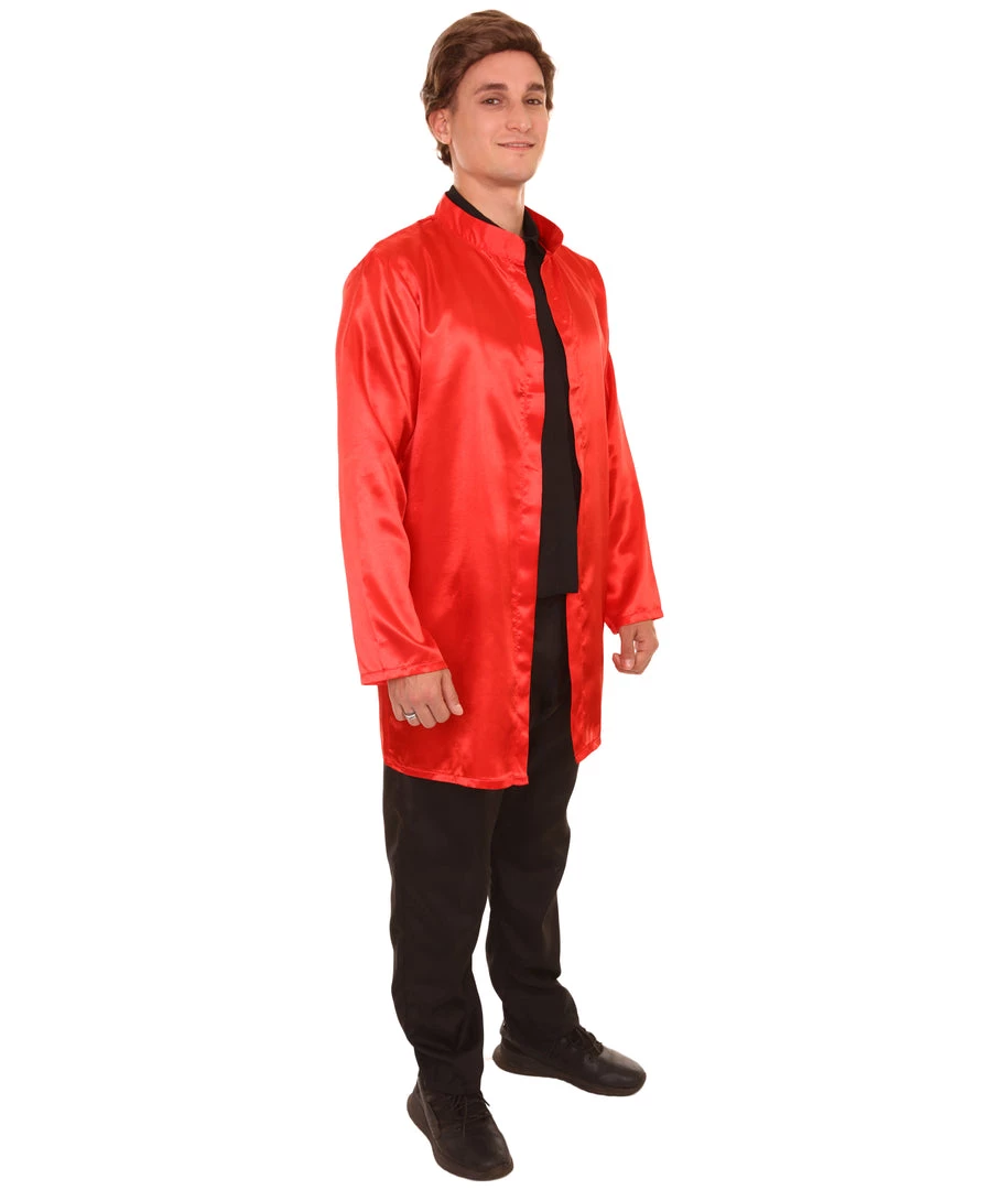 HPO Adult Men's Chinese Traditional Martial Arts Kung Fu Uniform Costume | Red Cosplay Costume 6 HPO Adult Men's Chinese Traditional Martial Arts Kung Fu Uniform Costume | Red Cosplay Costume