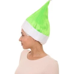 HPO Lime Green Elf Wig | Christmas Troll Wigs | Premium Breathable Capless Cap Women's 11 HPO Lime Green Elf Wig | Christmas Troll Wigs | Premium Breathable Capless Cap Women's