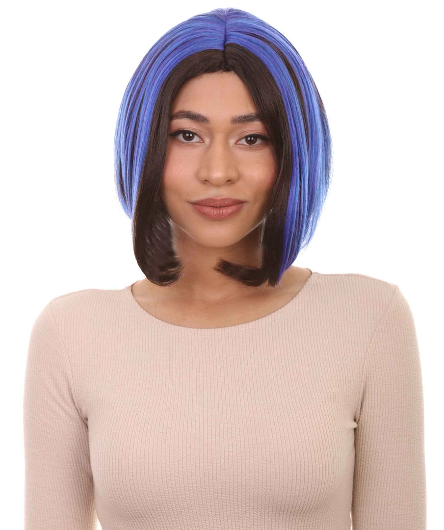 HPO Womens Monster Cosplay Wig | Purple & Black TV/Movie Wigs | Premium Breathable Capless Cap Women's 2 HPO Womens Monster Cosplay Wig | Purple & Black TV/Movie Wigs | Premium Breathable Capless Cap Women's