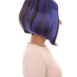 HPO Womens Monster Cosplay Wig | Purple & Black TV/Movie Wigs | Premium Breathable Capless Cap Women's 13 HPO Womens Monster Cosplay Wig | Purple & Black TV/Movie Wigs | Premium Breathable Capless Cap Women's