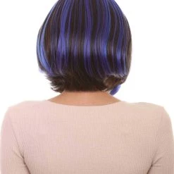 HPO Womens Monster Cosplay Wig | Purple & Black TV/Movie Wigs | Premium Breathable Capless Cap Women's 14 HPO Womens Monster Cosplay Wig | Purple & Black TV/Movie Wigs | Premium Breathable Capless Cap Women's