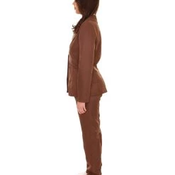 HPO Adult Women's Deluxe Party Suit Costume | Dark Brown Cosplay Costume