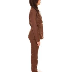 HPO Adult Women's Deluxe Party Suit Costume | Dark Brown Cosplay Costume