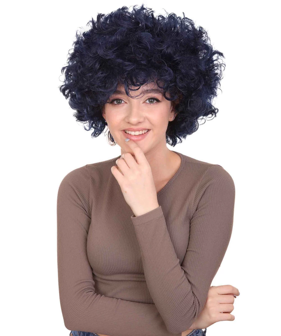 HPO Unisex Afro Wig | Party Event Ready Cosplay Multiple Color Options Halloween Wig Women's 8 HPO Unisex Afro Wig | Party Event Ready Cosplay Multiple Color Options Halloween Wig Women's