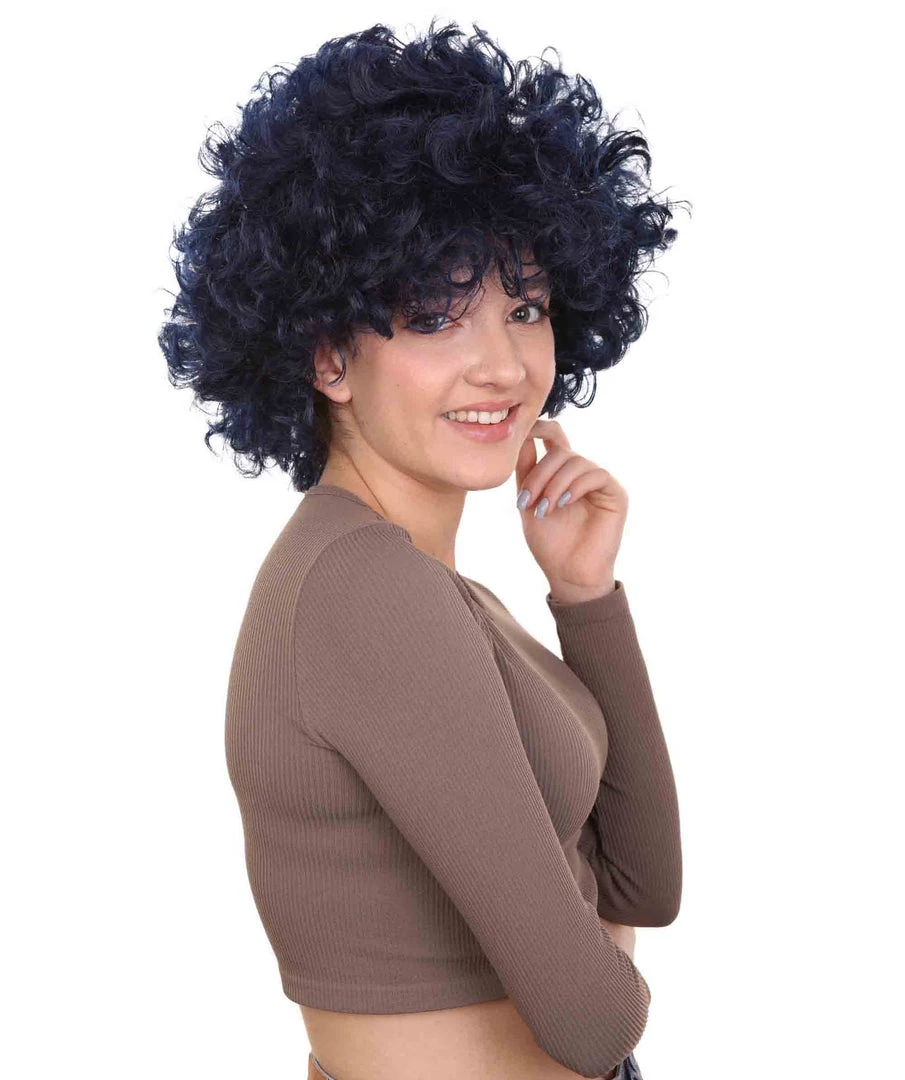 HPO Unisex Afro Wig | Party Event Ready Cosplay Multiple Color Options Halloween Wig Women's 13 HPO Unisex Afro Wig | Party Event Ready Cosplay Multiple Color Options Halloween Wig Women's
