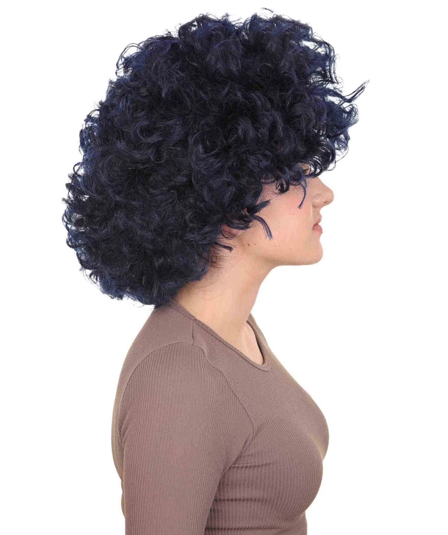 HPO Unisex Afro Wig | Party Event Ready Cosplay Multiple Color Options Halloween Wig Women's 12 HPO Unisex Afro Wig | Party Event Ready Cosplay Multiple Color Options Halloween Wig Women's