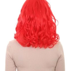 HPO Women's Womens Curly Wig | Red Cosplay TV/Movie Wigs | Premium Breathable Capless Cap 12 HPO Women's Womens Curly Wig | Red Cosplay TV/Movie Wigs | Premium Breathable Capless Cap