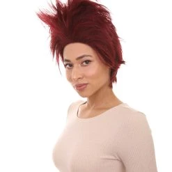 HPO Women's Womens Action Adventure Girl Wig | Red TV/Movie Wigs