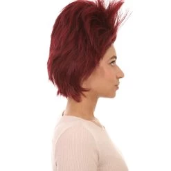 HPO Women's Womens Action Adventure Girl Wig | Red TV/Movie Wigs
