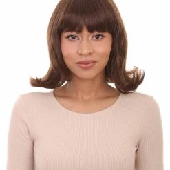 HPO Women's TV Movie Character Wig | Brown Wigs | Premium Breathable Capless Cap