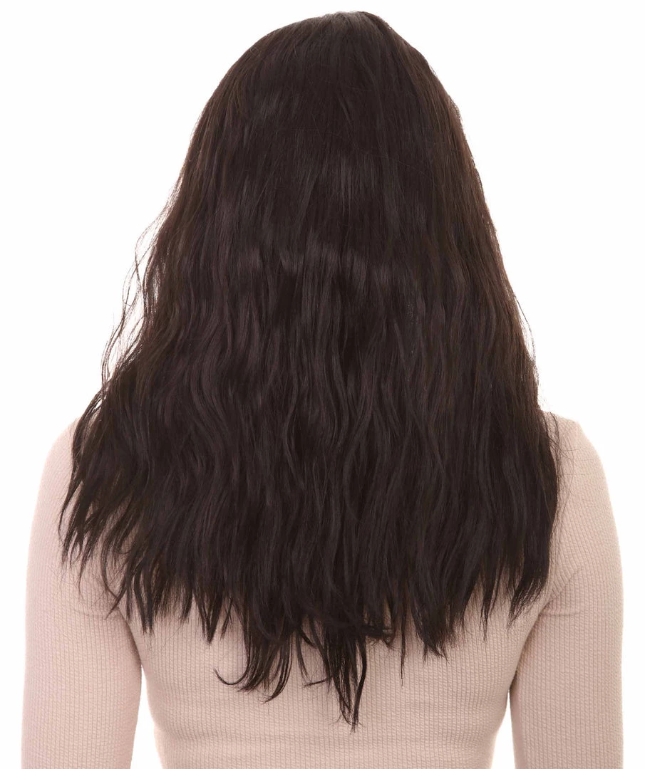 HPO Women's Fighting Character Wig | Black Wigs | Premium Breathable Capless Cap 4 HPO Women's Fighting Character Wig | Black Wigs | Premium Breathable Capless Cap