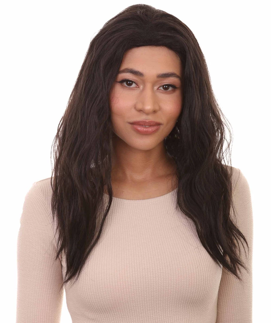 HPO Women's Fighting Character Wig | Black Wigs | Premium Breathable Capless Cap 1 HPO Women's Fighting Character Wig | Black Wigs | Premium Breathable Capless Cap