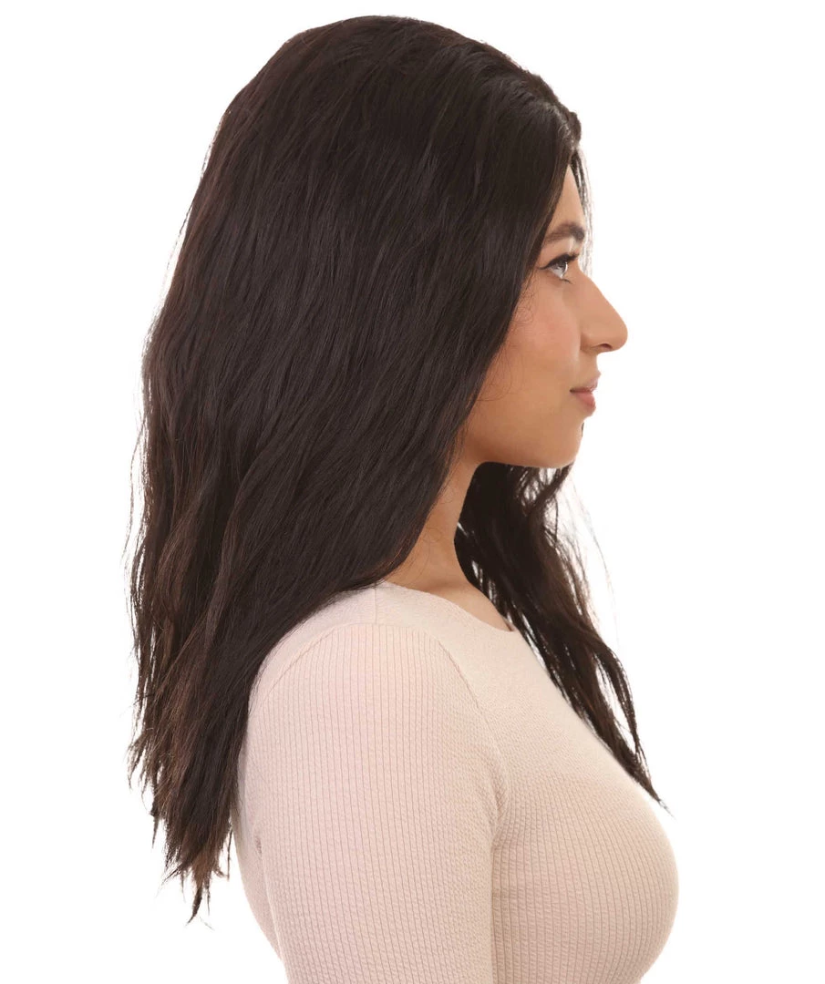 HPO Women's Fighting Character Wig | Black Wigs | Premium Breathable Capless Cap 5 HPO Women's Fighting Character Wig | Black Wigs | Premium Breathable Capless Cap