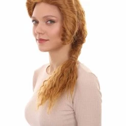 HPO Womens Mary Queen Of Scots Mary Queen Wig | Blonde TV/Movie Wigs | Premium Breathable Capless Cap Women's