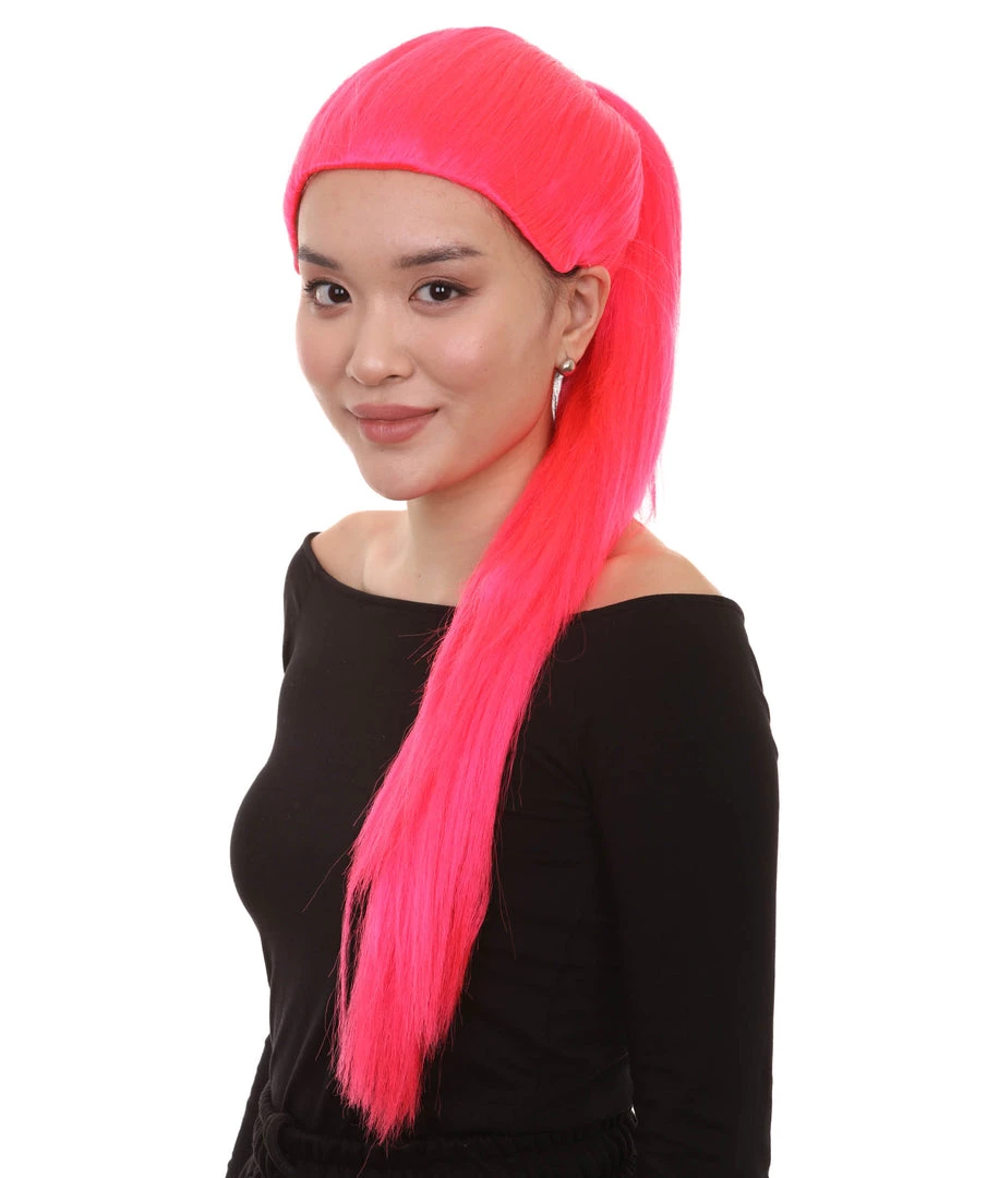 HPO Snger Womens Wig | Blond Pop Star One Side Ponytail Celebrity Wig | Premium Breathable Capless Cap 9 HPO Snger Womens Wig | Blond Pop Star One Side Ponytail Celebrity Wig | Premium Breathable Capless Cap
