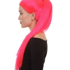 HPO Snger Womens Wig | Blond Pop Star One Side Ponytail Celebrity Wig | Premium Breathable Capless Cap 32 HPO Snger Womens Wig | Blond Pop Star One Side Ponytail Celebrity Wig | Premium Breathable Capless Cap