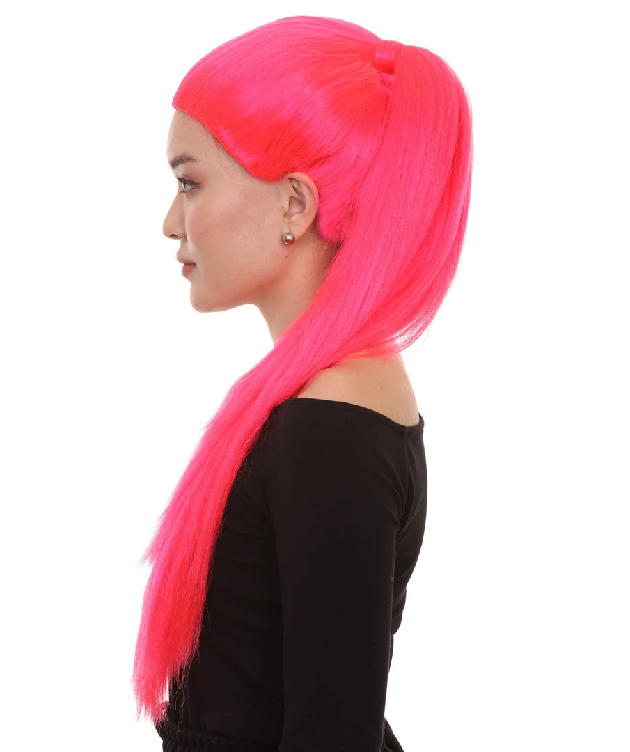 HPO Snger Womens Wig | Blond Pop Star One Side Ponytail Celebrity Wig | Premium Breathable Capless Cap 10 HPO Snger Womens Wig | Blond Pop Star One Side Ponytail Celebrity Wig | Premium Breathable Capless Cap