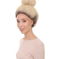 HPO Women's Womens Singer Wig | Blonde Celebrity Wigs | Premium Breathable Capless Cap