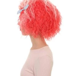 HPO Womens Pink White Ombre Doll Curly Wig | Ombre Fashion Wigs | Premium Breathable Capless Cap 11 HPO Womens Pink White Ombre Doll Curly Wig | Ombre Fashion Wigs | Premium Breathable Capless Cap