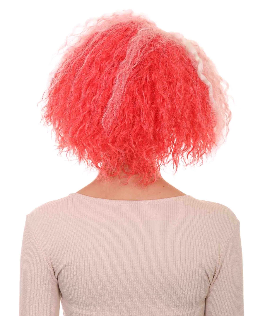 HPO Womens Pink White Ombre Doll Curly Wig | Ombre Fashion Wigs | Premium Breathable Capless Cap 4 HPO Womens Pink White Ombre Doll Curly Wig | Ombre Fashion Wigs | Premium Breathable Capless Cap