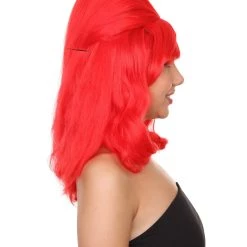 HPO 60's Bouffant Womens Wig | Red Vintage Wig | Premium Breathable Capless Cap Women's 13 HPO 60's Bouffant Womens Wig | Red Vintage Wig | Premium Breathable Capless Cap Women's