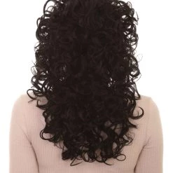 HPO Vampire Womens Wig | Long Curly Ghost Horror Wig | Premium Breathable Capless Cap