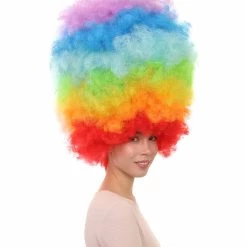 HPO Womens Super Size Jumbo Afro Wig Collections | Oversized Party Afro Wig