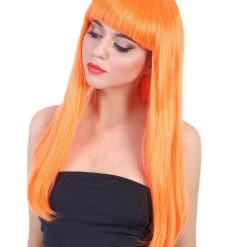 HPO Women's Long Length Party Girl Wig - Multiple Colors Synthetic Fiber Hair